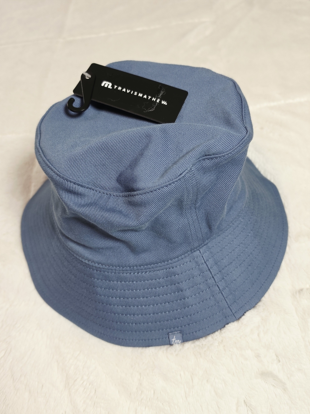 Travis Mathew Dusty Blue Cotton Bucket Hat(H1-50)